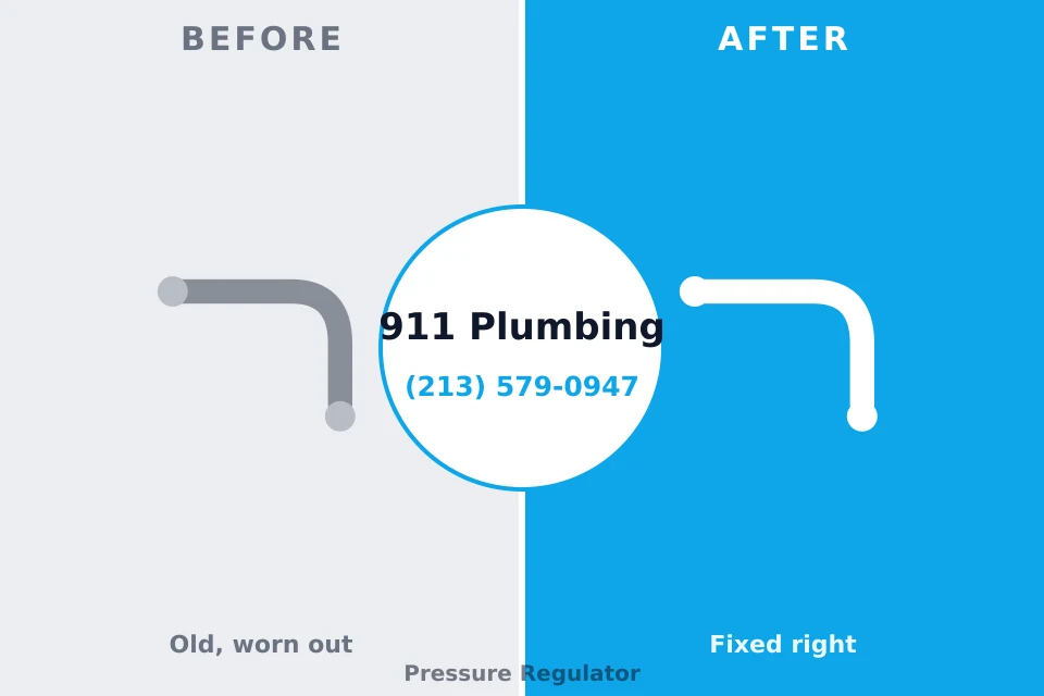 Before and after: plumbing repair Hughes Springs, TX